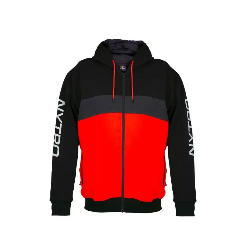 Direct Verzonden NYTRO ZIPPED HOODY TRI-COLOR MEDIUM - Akcioshor