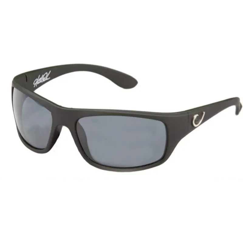 Nu Kopen MUSTAD HP POLARIZED SUNGLASSES - BLACK FRAME, SMOKE LENS - B
