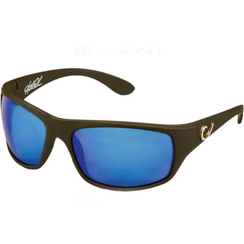 MUSTAD HP POLARIZED SUNGLASSES - BLACK FRAME, SMOKE LENS WIT Exclusieve Aanbieding