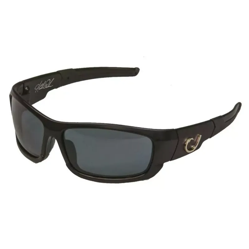 MUSTAD HP POLARIZED SUNGLASSES - BLACK FRAME, SMOKE LENS - B Nieuw