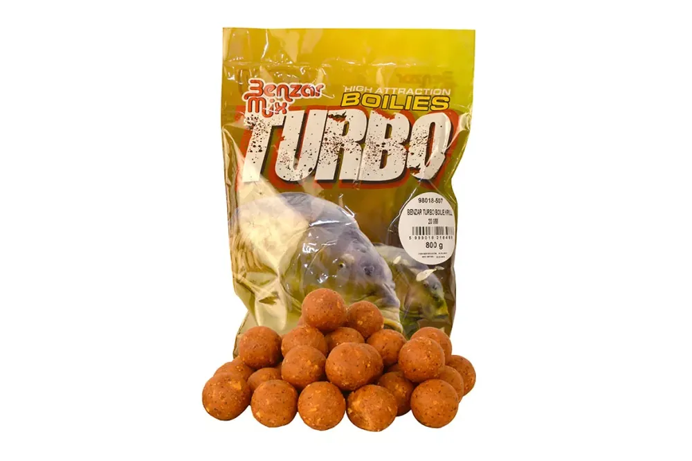 Laatste Versie BENZAR TURBO BOILIE KRILL 800GR 20MM - Akciosho