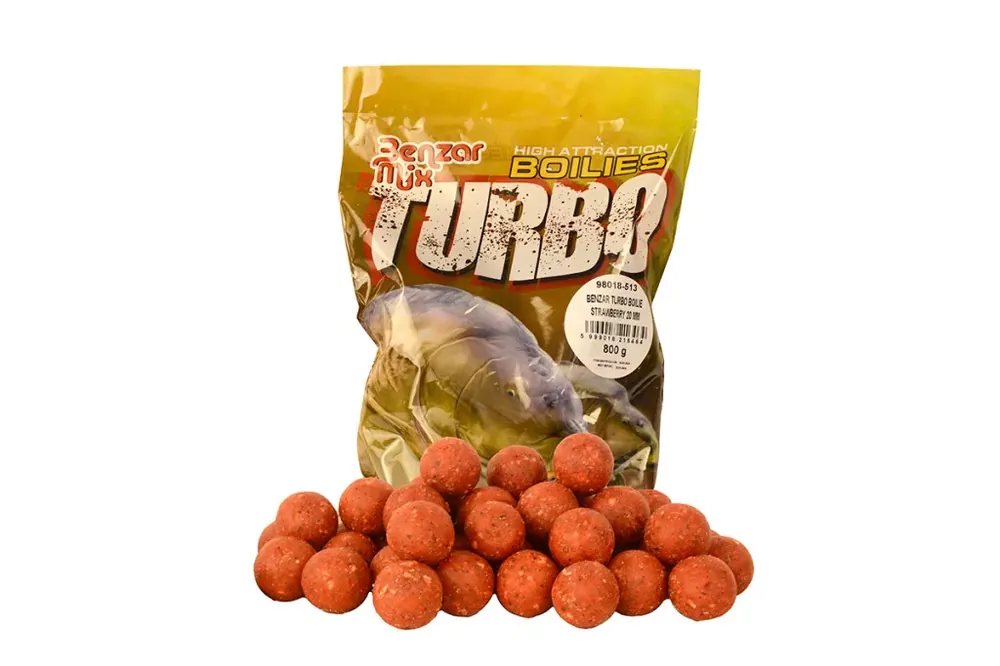 BENZAR TURBO BOILIE STRAWBERRY 800 GR 20MM - Ak Koopje