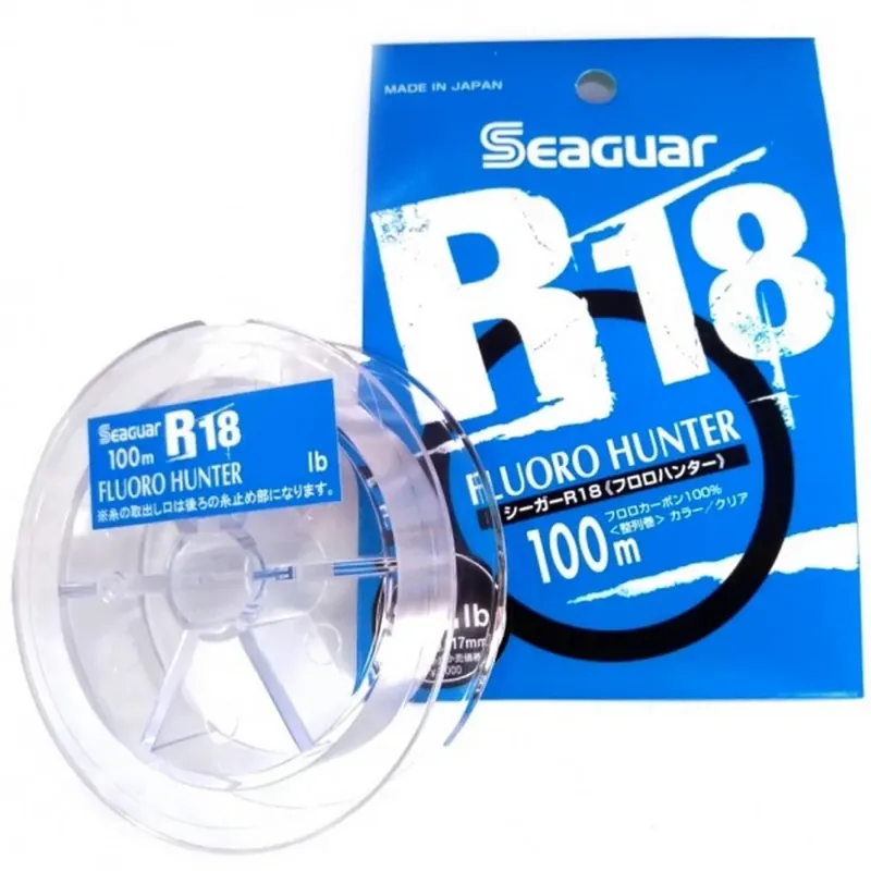 SEAGUAR R18 FLUORO HUNTER TACT 100M 2LB PE0,5 - Actieprijs