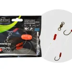 WIZARD MONSTER SURFACE LIVEBAIT DOUBLE MONO RIG 6/0+ 8/0 SPE Lage Kosten