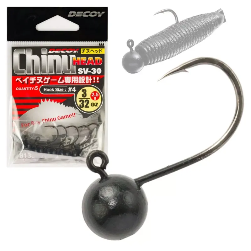 Op = Op DEC DECOY SV-30 CHINU HEAD 2-3.5G NS BLACK - A