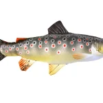Snelle Levering EnergoTeam PILLOW THE MINI BROWN TROUT 36 CM -