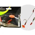 WIZARD MONSTER SURFACE LIVEBAIT DOUBLE MONOBRAID RIG 6/0+8/0 Dagaanbieding