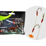 Actieprijs WIZARD MONSTER SURFACE LIVEBAIT DOUBLE BRAIDED RIG 6/0+8/0 S