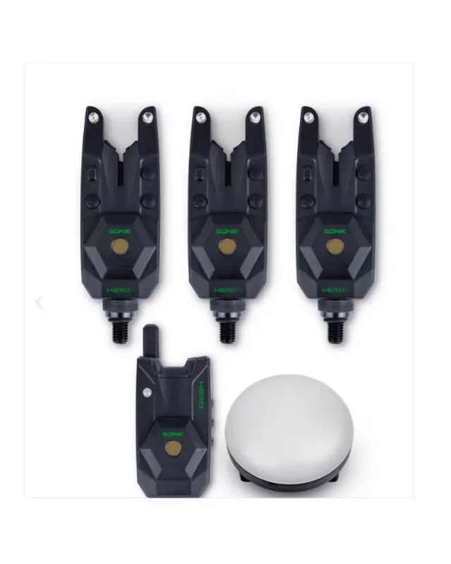 SONIK HEROX BITE ALARM SET 3+1+BL (R G B) - Akc Koop Online