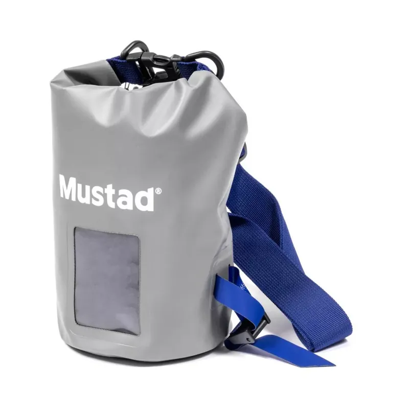 Superprijs MUSTAD DAYBREAK DRY BAG 2-3L GRAY/BLUE - Akcios