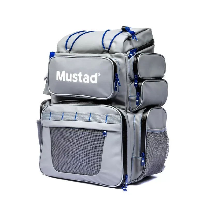 Snelle Levering MUSTAD GAME TIME BACK PACK - TACKLE - MULTI GRAY/BLUE - Brut