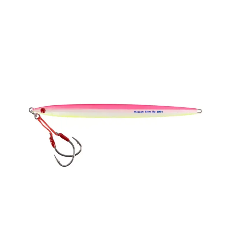 Beperkt Aanbod MUSTAD MEZASHI SLIM JIG 200MM 7.9" 150G 5.3OZ 006 GLOW