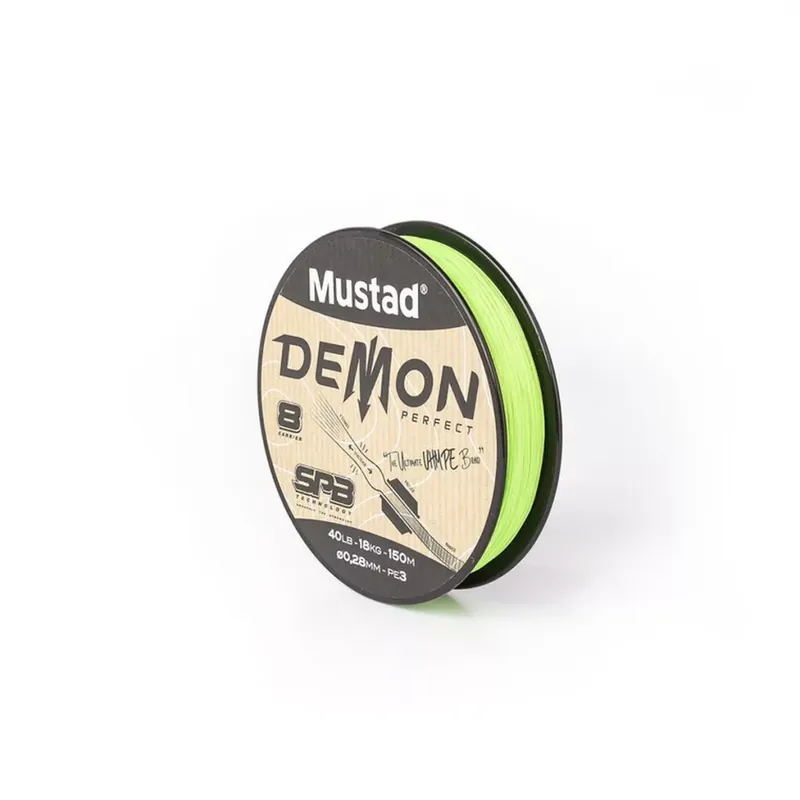 Superprijs MUSTAD DEMON PERFECT BRAID 8LB/0.08 MM,165YD/150M C - Brutal