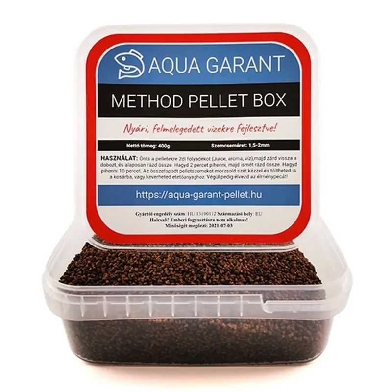 AQUA GARANT METHOD PELLET BOX NYÁRI 400G - Akci Goedkoop