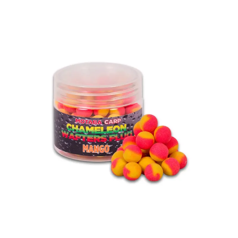 Premium MOTABA CARP WAFTERS CHAMELEON FLUO MANGO 10 MM 40G - Brutalf