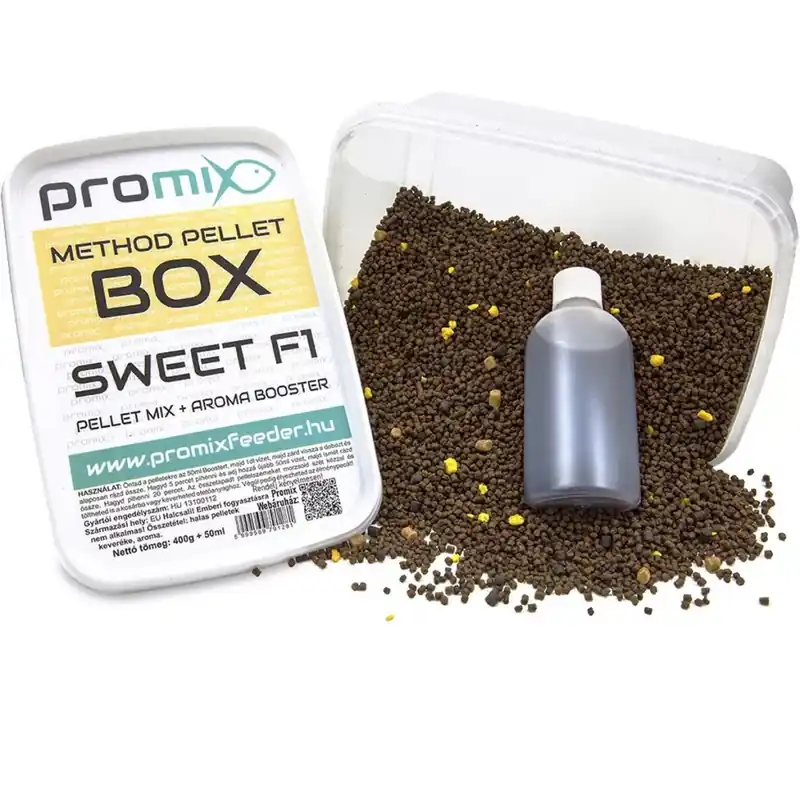 Meest Verkocht PROMIX METHOD PELLET BOX SWEET F1 - Akcioshorga