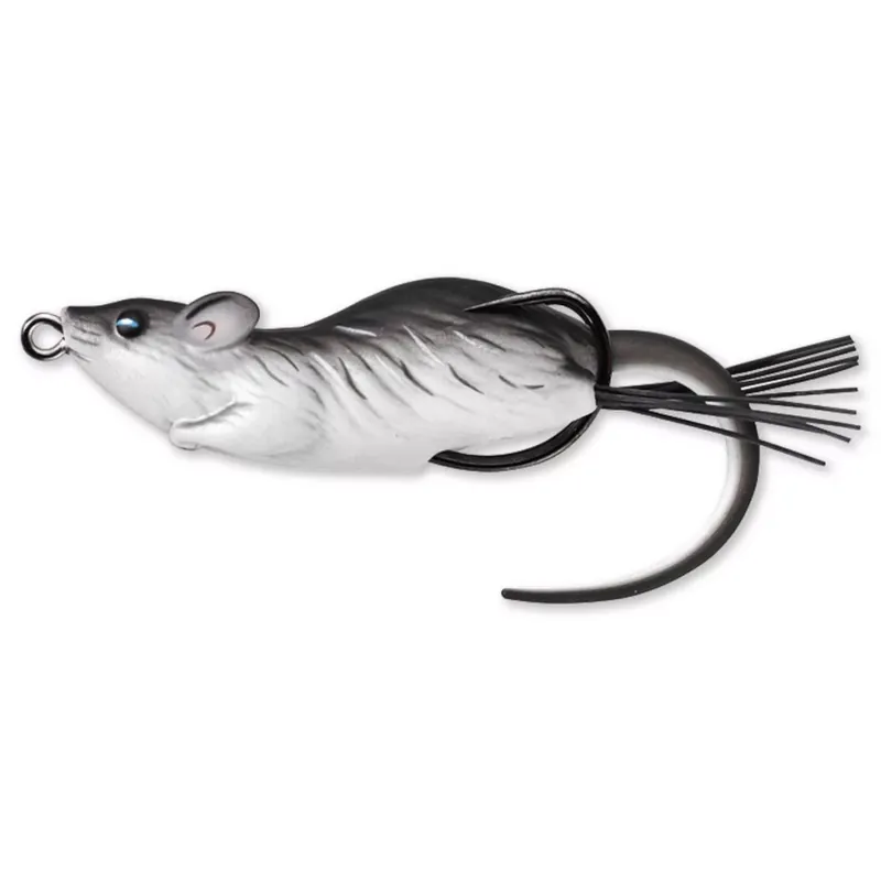 Flitsaanbieding LIVETARGET MOUSE WALKING BAIT BLACK/WHITE 70 MM 14 G - Bruta