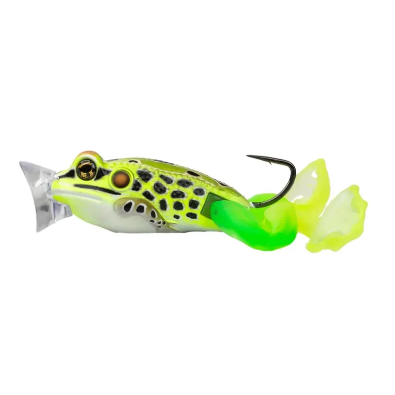 LIVETARGET THE ULTIMATE FROG POPPER BAIT FLOROGREEN / YELLOW Korting