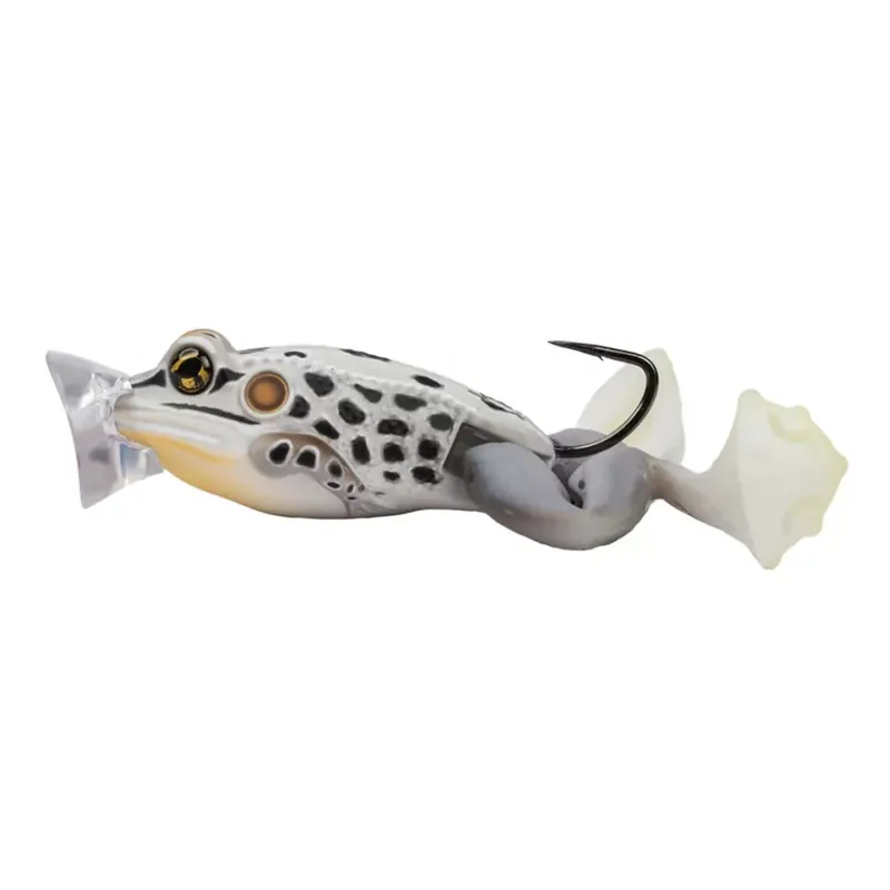 LIVETARGET THE ULTIMATE FROG POPPER BAIT ALBINO / WHITE 50MM Snelle Levering