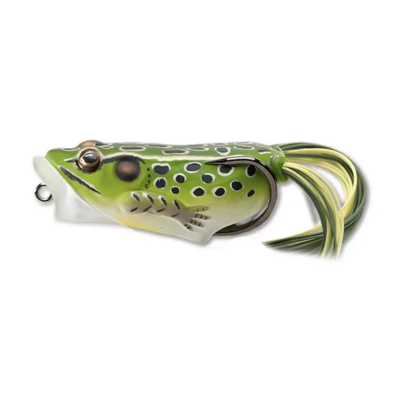 Gratis Retour LIVETARGET FROG POPPERGREEN/YELLOW 55MM 11G FLOATING - Bruta