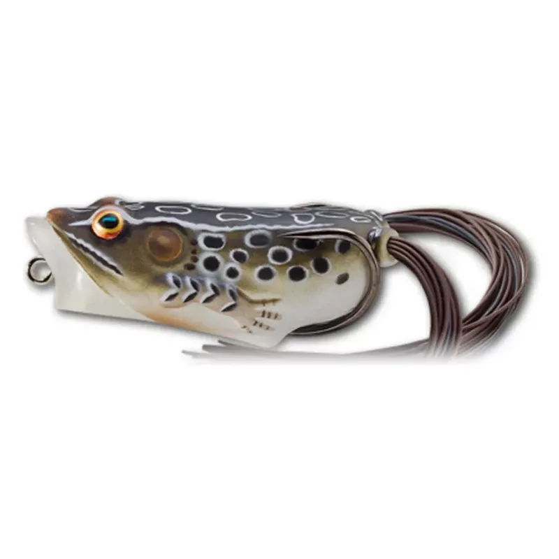 Meest Verkocht LIVETARGET FROG POPPER BROWN/BLACK 55MM 11G FLOATING - Bruta