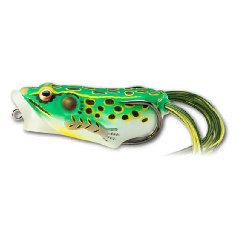 Populair LIVETARGET FROG POPPER FLOROSCENTGREEN/YELLOW 55MM 11G FLOAT