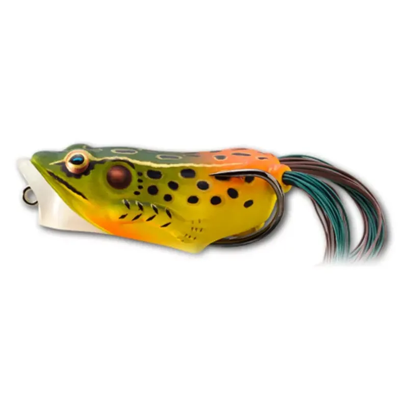 Beperkte Voorraad LIVETARGET FROG POPPER EMERALD/RED 55MM 11G FLOATING - Bruta
