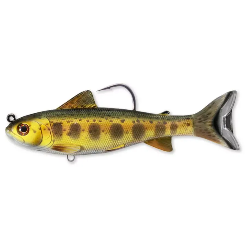 LIVETARGET TROUT (PARR) SWIMBAITGOLD/OLIVE 109MM 21G SINKING Gereduceerde Prijs