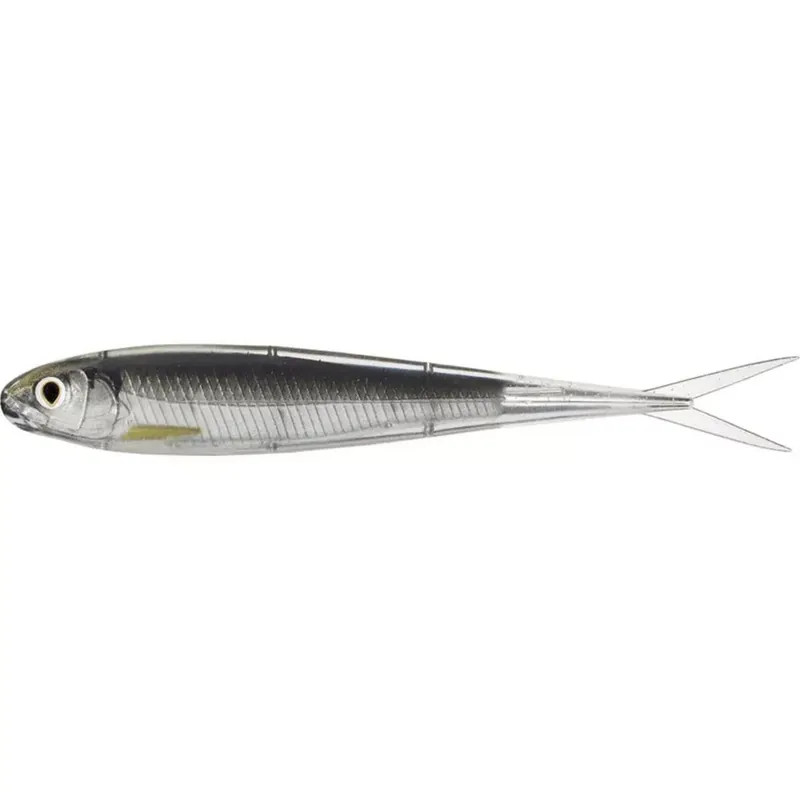 Gereduceerde Prijs LIVETARGET MINNOW SOFT JERKBAIT SILVER/SMOKE 100MM - SINKING