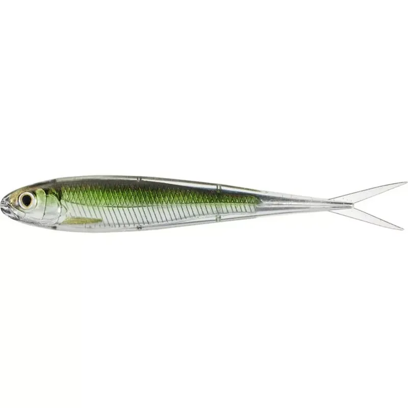 Lage Kosten LIVETARGET MINNOW SOFT JERKBAIT SILVER/GREEN 100MM - SINKING