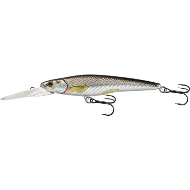Shop Nu LIVETARGET RAINBOW SMELT JERKBAIT SILVER/BLACK 91MM 9G DR SU