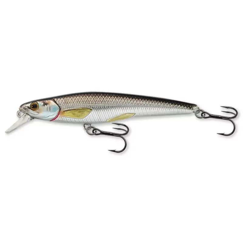 Hete Deal LIVETARGET RAINBOW SMELT JERKBAIT SILVER/BLACK 91MM 9G SUSPE