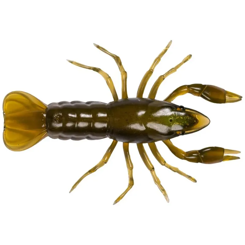 Flitsaanbieding LIVETARGET 3.8” CRAWFISH UN-RIGGED GREEN / MOSS 97 MM SINKIN