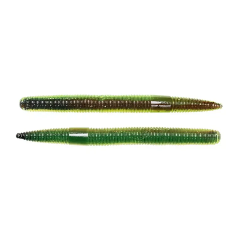 Speciale Aanbieding LIVETARGET 6" STICK WORM BROWN / CHARTREUSE 150 MM SLOW