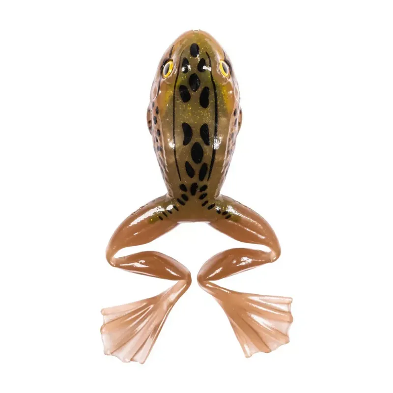 LIVETARGET 3” FREESTYLE FROG 2.0 TAN / BROWN 75 MM FLOATING Lage Prijs