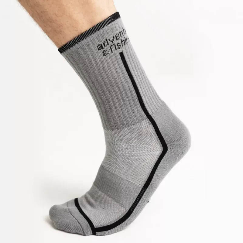 ADVENTER FUNCTIONAL SOCKS STEEL M - Akcioshorga Uitverkoop