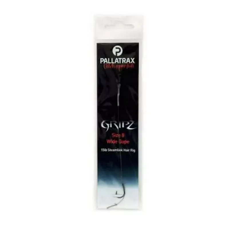 Fabrieksprijs PALLATRAX GRIPZ WIDE GAPE HAIR RIGS SIZE 6 25LB STEAMLINK -