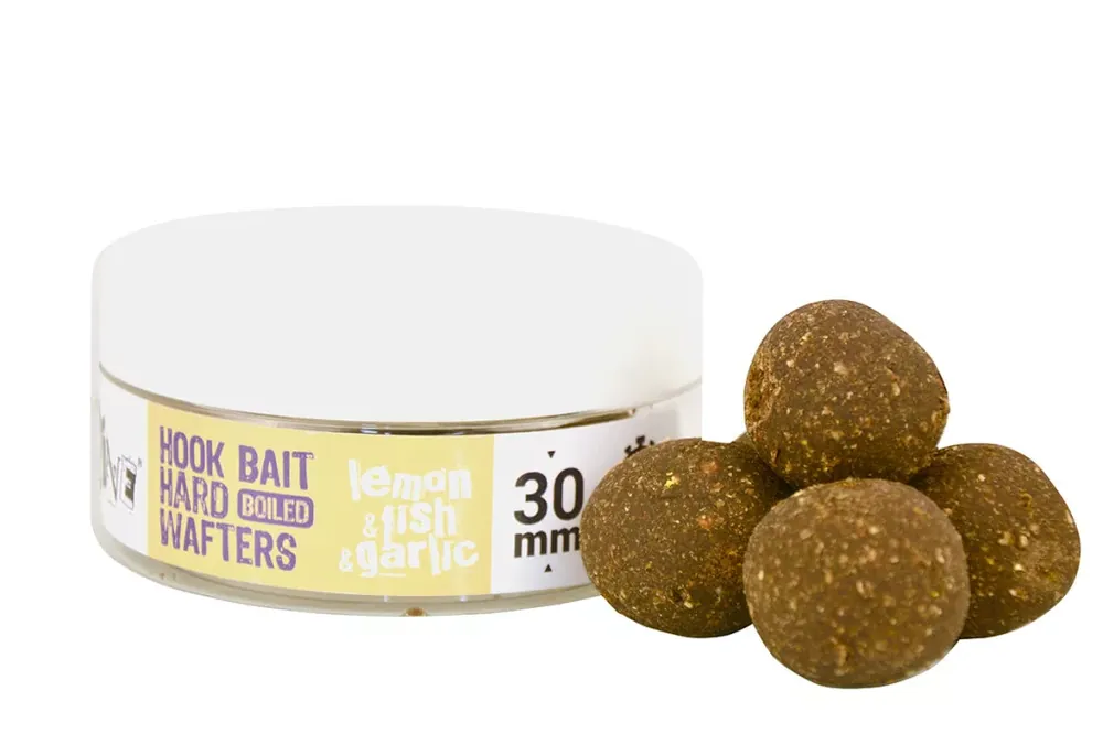 THE BIG ONE HOOK BAIT HARD WAFTERS BOILIE LEMON&FISH&GARLIC Merkproduct