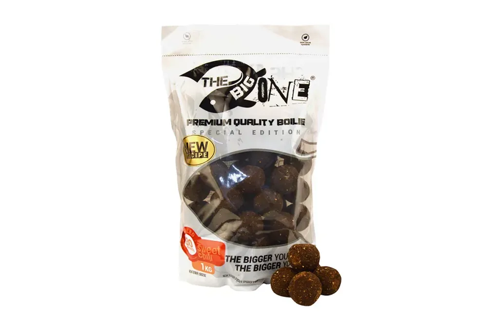 Hete Deal THE BIG ONE BOILIE SWEET CHILI 30MM 1KG 1 KG -