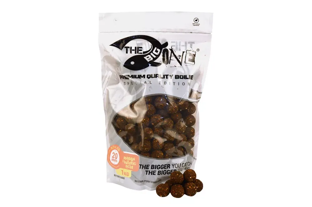 Direct Verzonden THE BIG ONE BOILIE MANGO N BUTYRIC ACID 20MM 1KG - Brutalfis