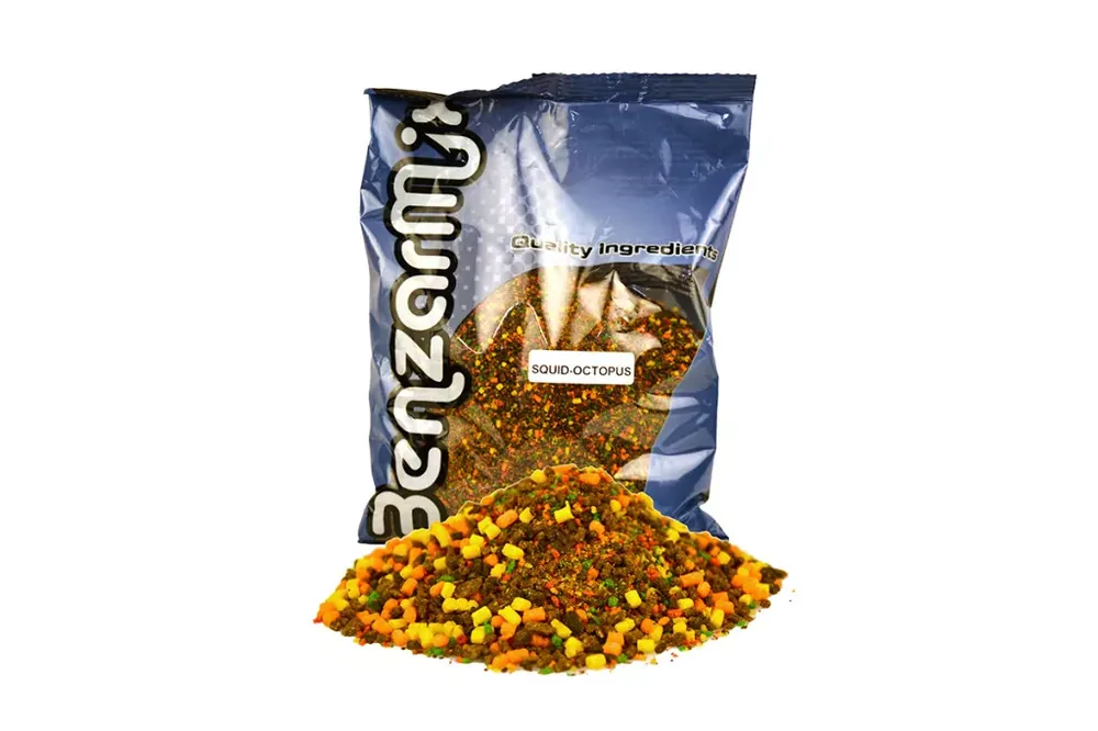 BENZAR CRUSHED PVA BAG MIX 800 GR SQUID-OCTOPUS Tijdelijk Beschikbaar