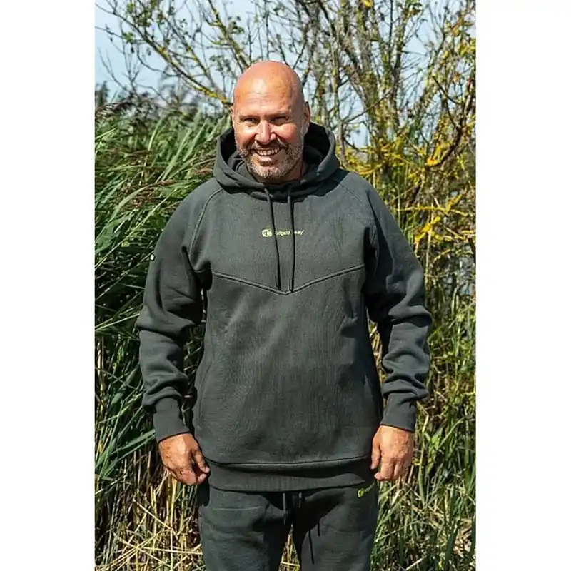 Snelle Levering RIDGEMONKEY APEAREL THERMAPRO HEAVYWEIGHT HOODY GREEN PULÓVE