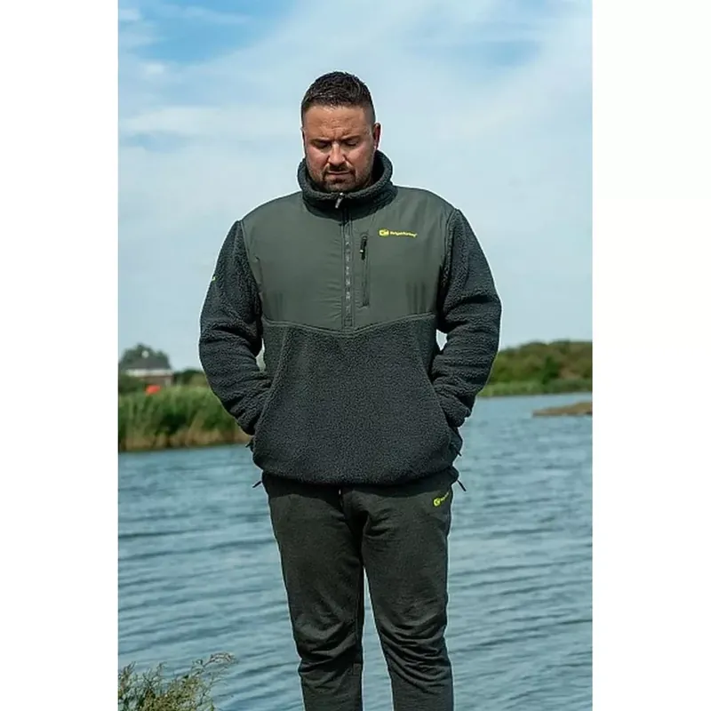 RIDGEMONKEY APEAREL THERMAPRO SHERPA FLEECE GREEN XXXL - Bru Fabrieksprijs