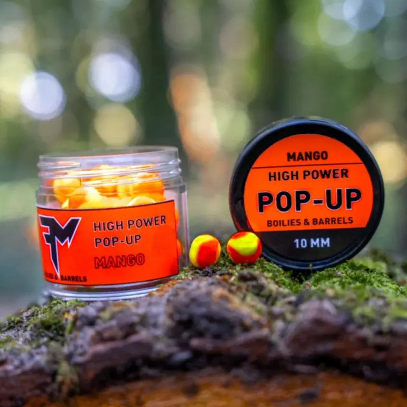 FM HIGH POWER POP-UP BOILIES & BARRELS 10 MM MANGO - Brutalf Populair