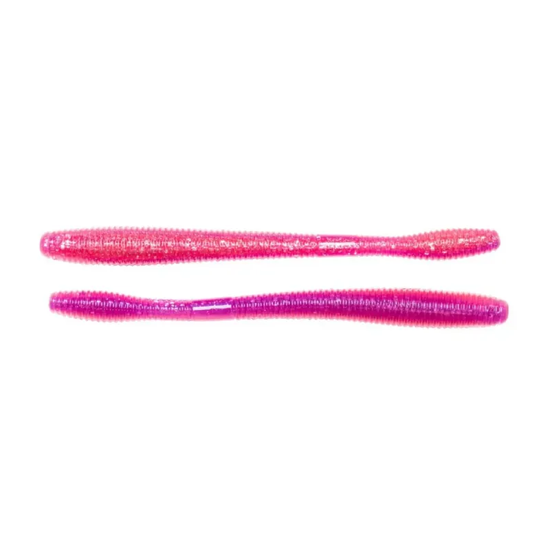 LIVETARGET 4.5" STRAIGHT TAIL WORM PINK / PURPLE 114 MM Fabrieksprijs