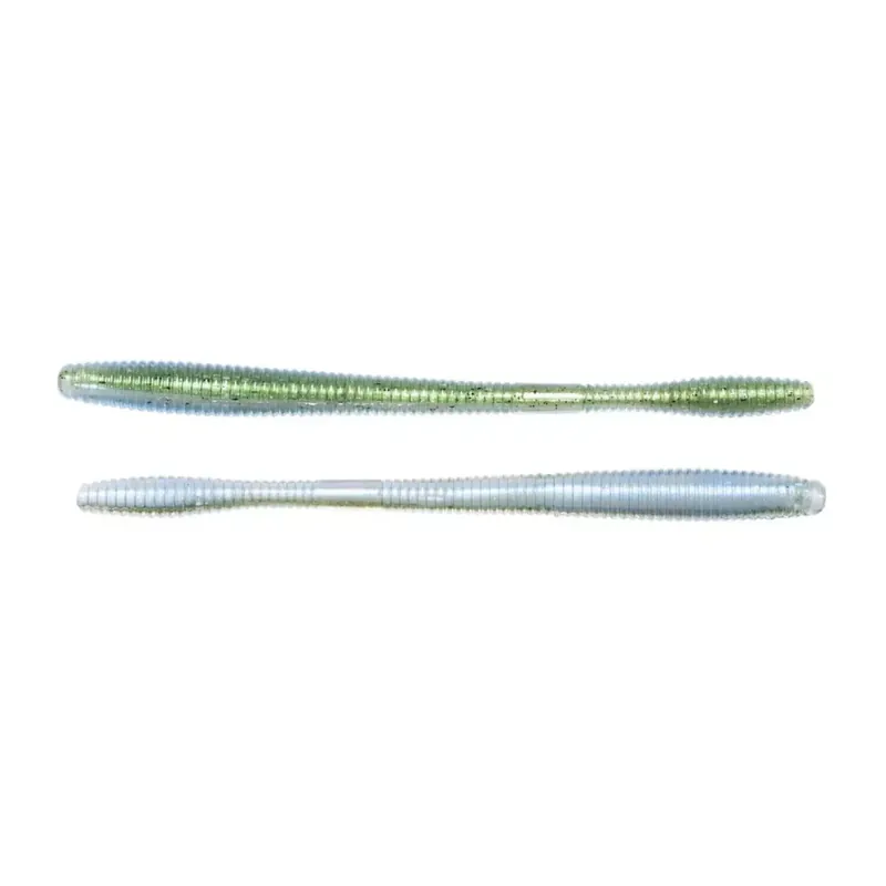 LIVETARGET 5.5" STRAIGHT TAIL WORM GREEN / BLUE 140 MM Must-Have