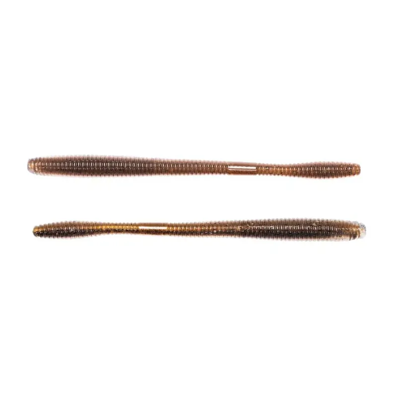 LIVETARGET 4.5" STRAIGHT TAIL WORM BROWN / BLACK 114 MM Aanbieding