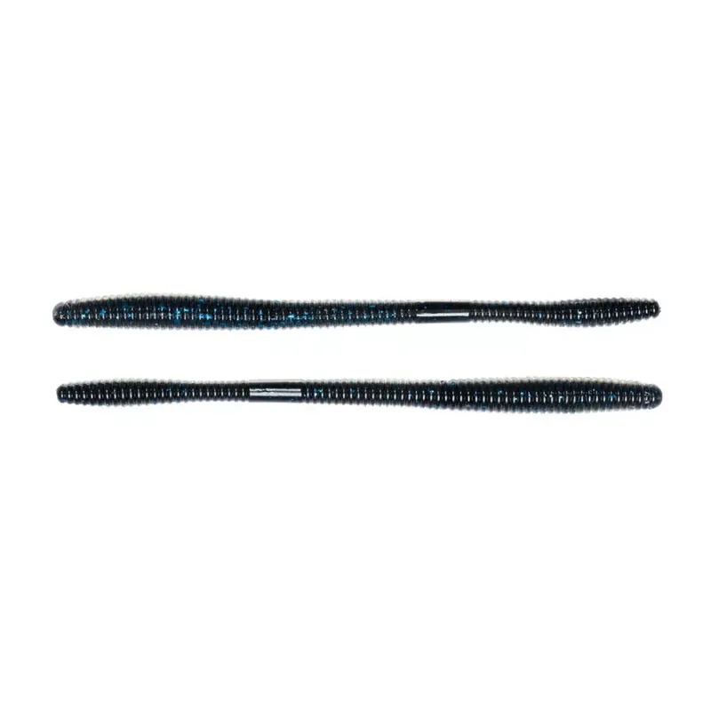 LIVETARGET 6.5" STRAIGHT TAIL WORM BLACK / BLUE 165 MM Goedkoop