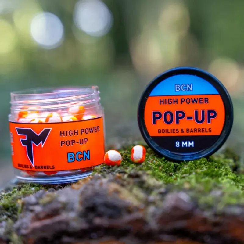 FM HIGH POWER POP-UP BOILIES & BARRELS 8 MM BCN Beperkte Voorraad