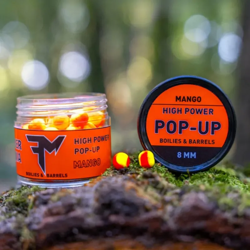 FM HIGH POWER POP-UP BOILIES & BARRELS 8 MM MANGO - Brutalfi Op = Op